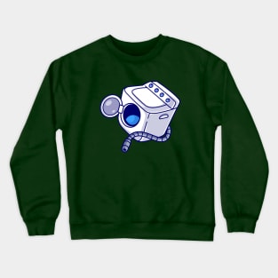 Washing Machine Cartoon Crewneck Sweatshirt